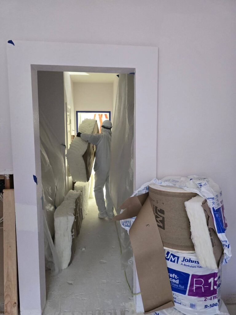 Insulating attic area